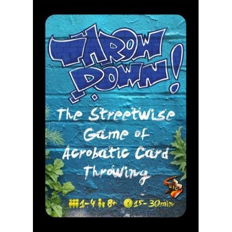 throw down card game orange