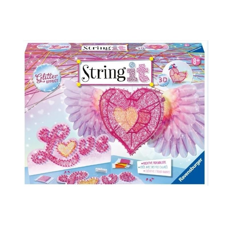 string it maxi 3d heart