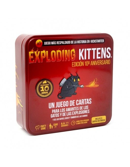 exploding kittens edicion 10 aniversario