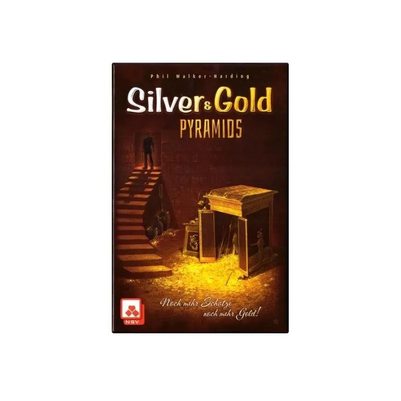 silver and gold pyramids