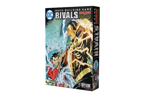 dc deck building game rivals shazam vs black adam