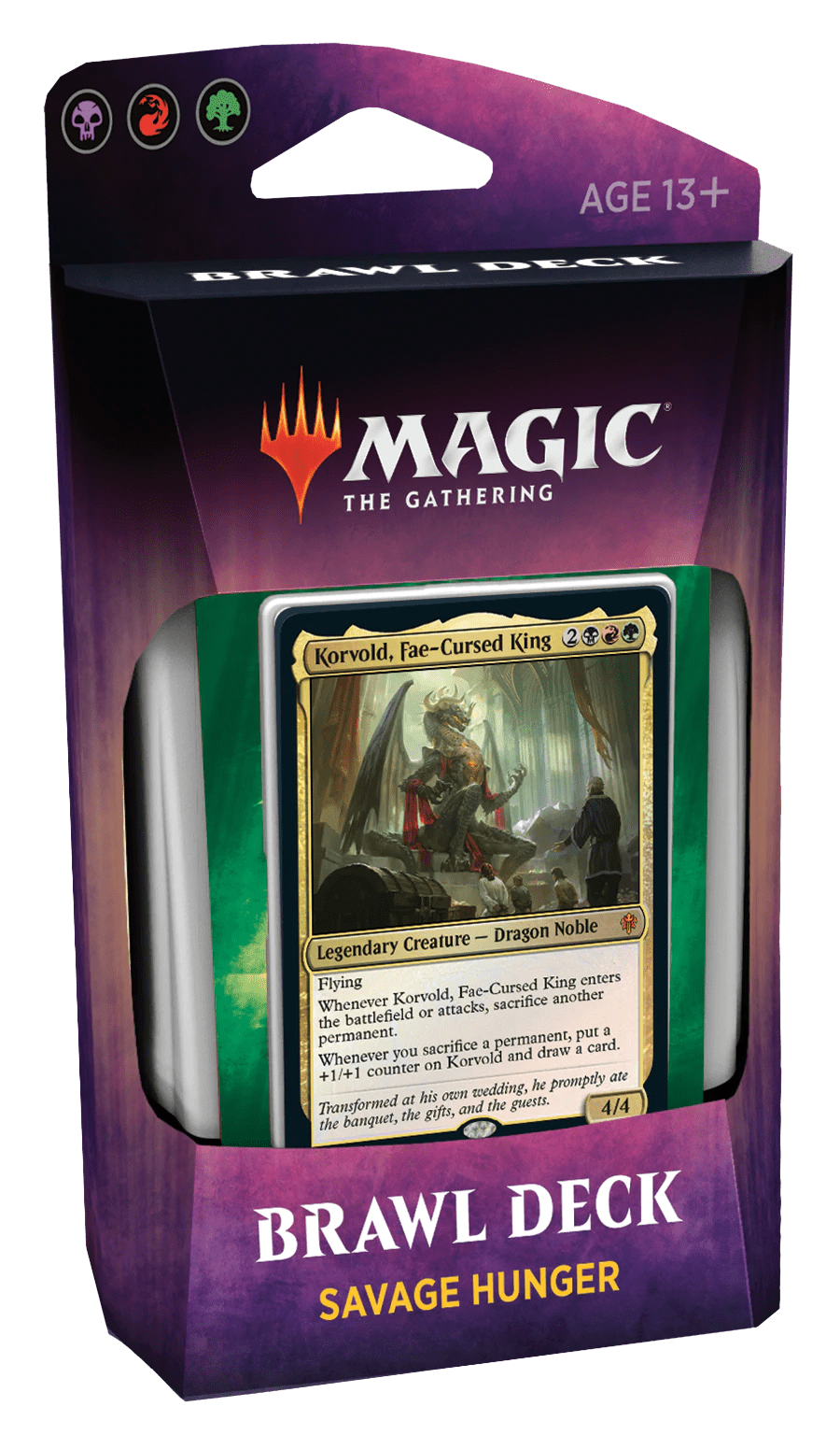 magic the gathering throne of eldraine brawl deck savage hunger