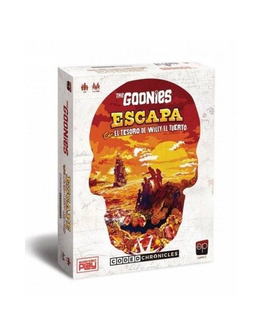 the goonies escapa con el tesoro de willy el tuerto