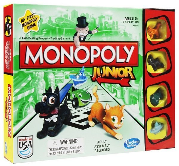 juego mesa monopoly junior