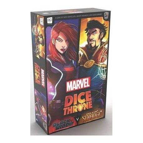 marvel dice throne 2hero box 2 black widow vs doctor strange