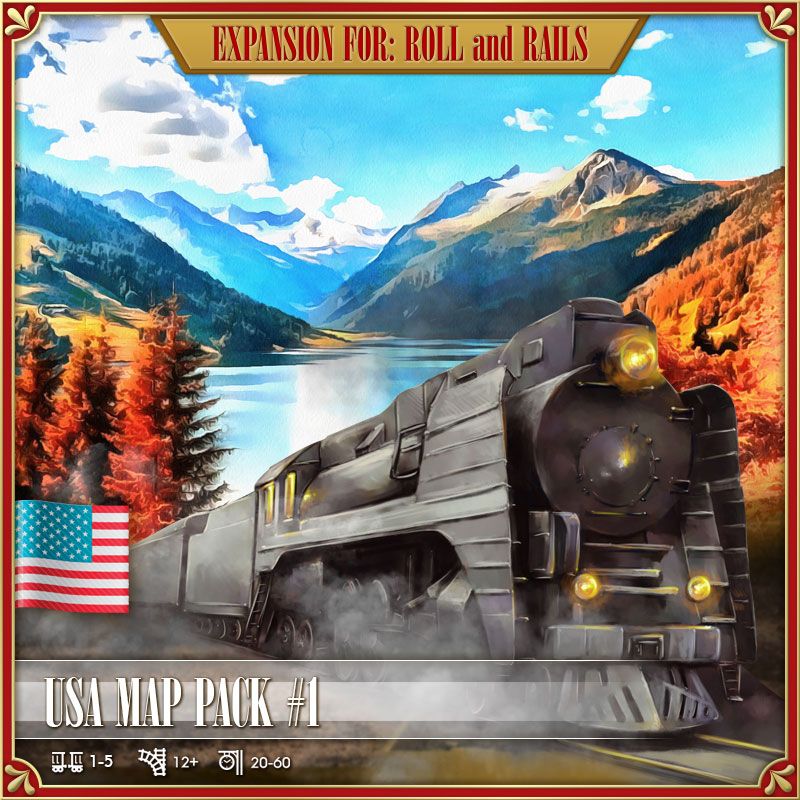 roll and rails usa map pack 2