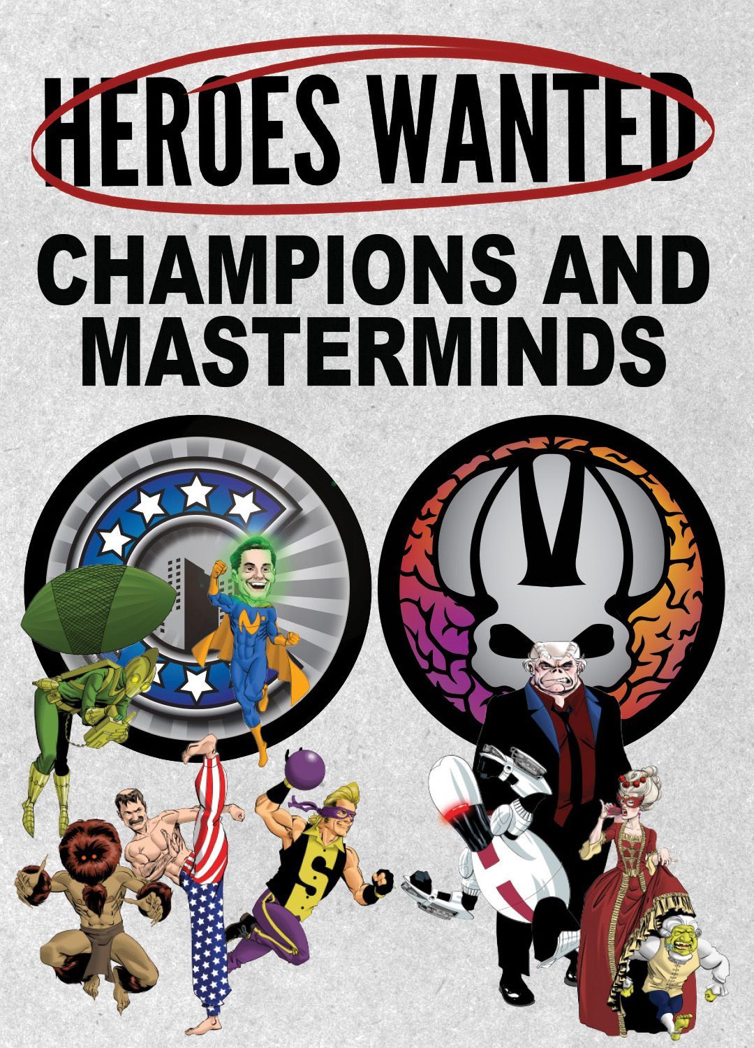 heroes wanted champions and masterminds