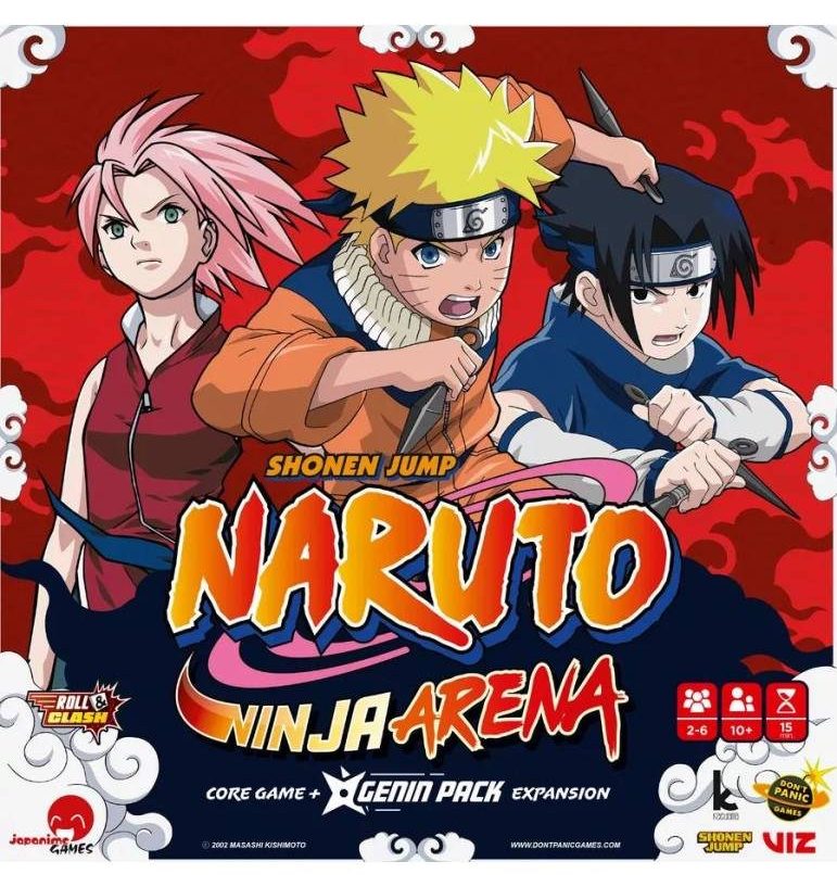 Naruto: Ninja Arena - Juego Base + Extensión Genin Pack