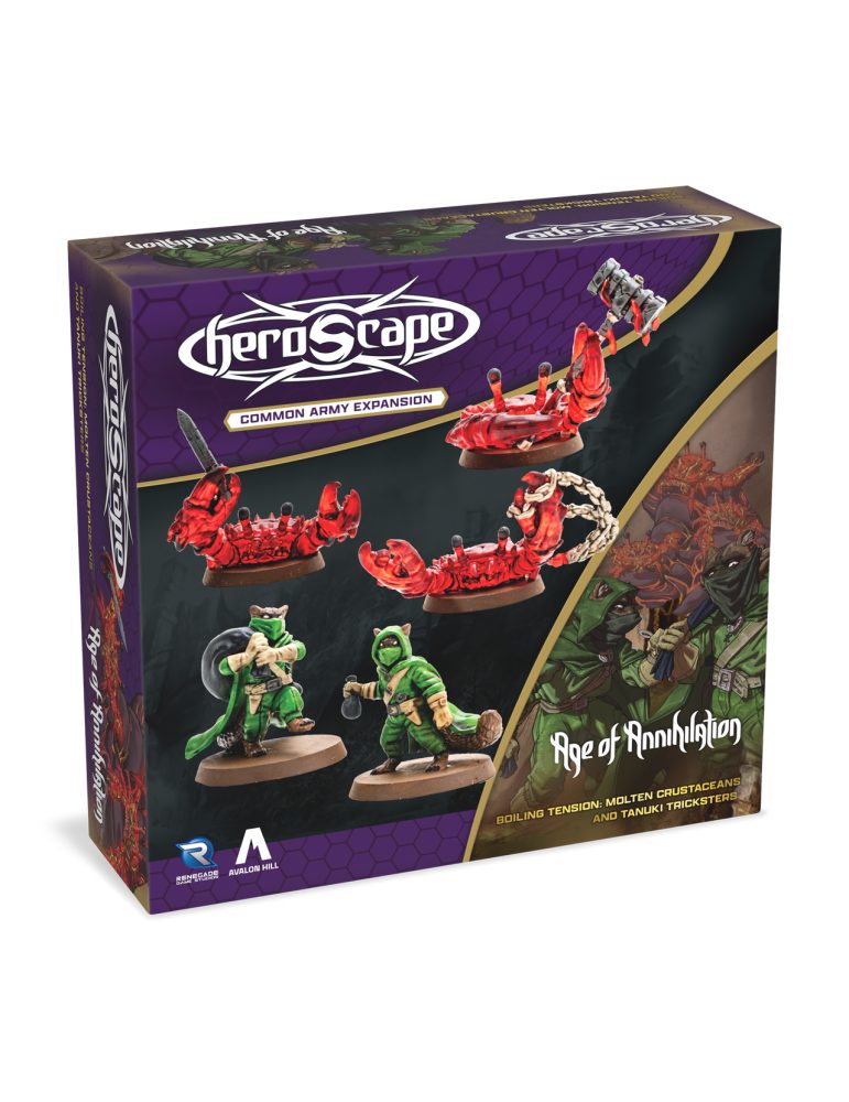 Heroscape Molten Crustaceans & Tanuki Tricksters Common Army Expansion