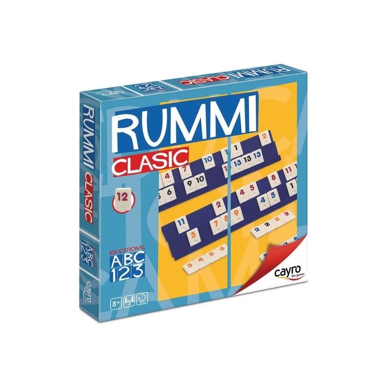 rummi classic 4 jugadores caja cuadrada