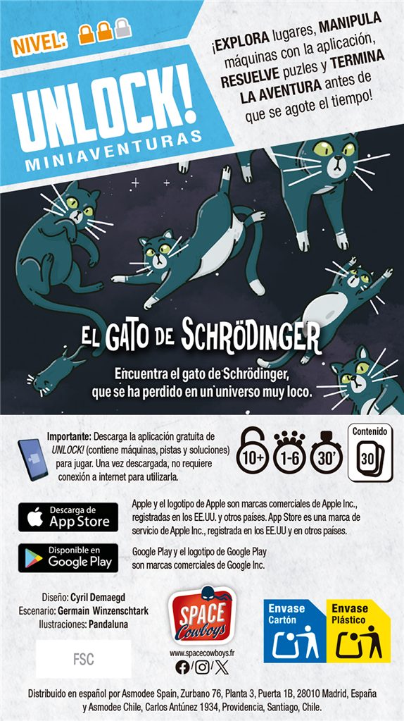 Unlock!: Aventuras Cortas – El Gato de Schrödinger imagen 2