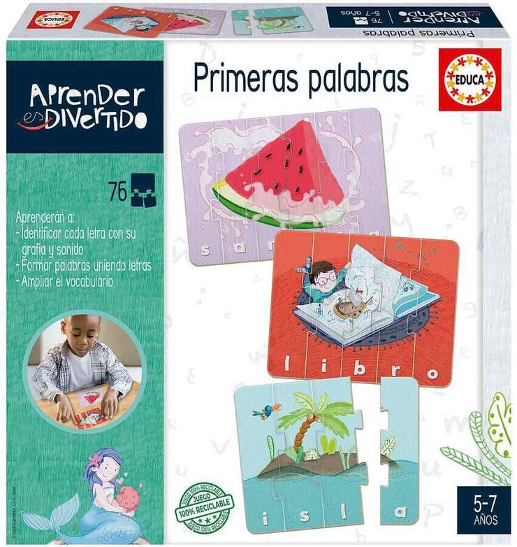 aprender es divertido primeras palabras