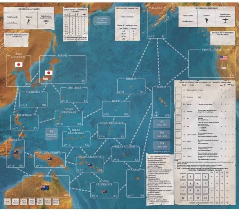 Fleet Commander: Nimitz – The WWII Pacific Ocean Solitaire Strategy Game imagen 3