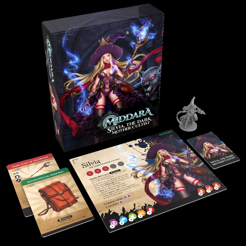 Middara: Silvia, Dark Mother Cultist Resin Kit