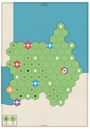 Age of Steam: Deluxe Expansion – France & Poland Maps