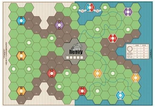 Age of Steam Deluxe Expansion: Detroit Bankruptcy & Heavy Cardboard Maps