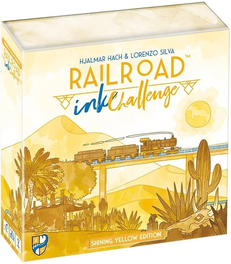 Railroad Ink Challenge: Shining Yellow Edition