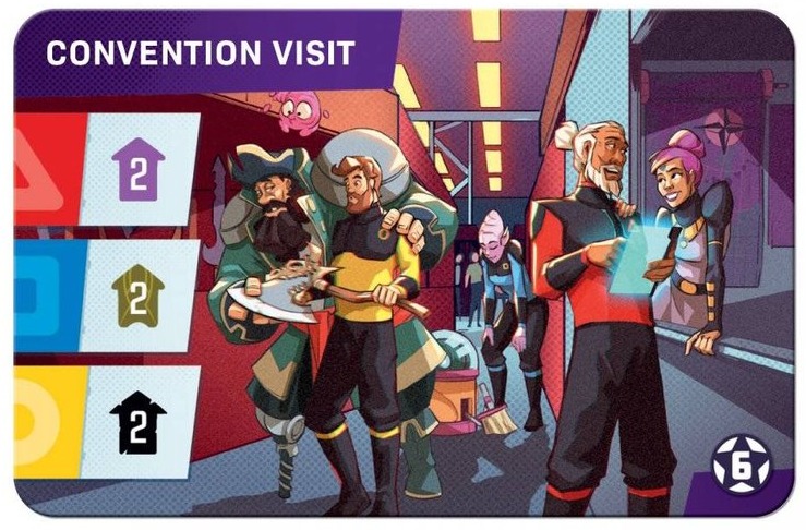Starship Captains: Convention Visit Promo Card