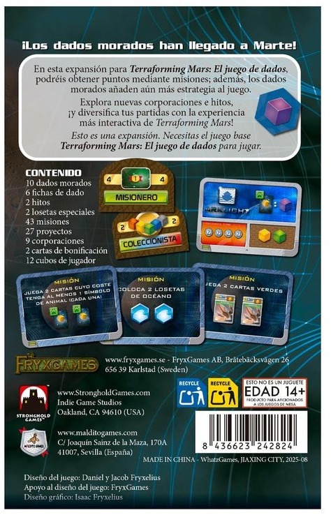 Terraforming Mars: The Dice Game – Missions imagen 2
