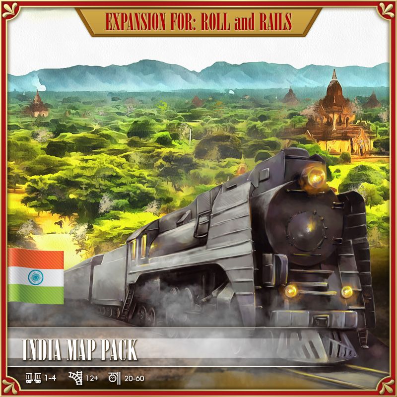 roll and rails india map pack