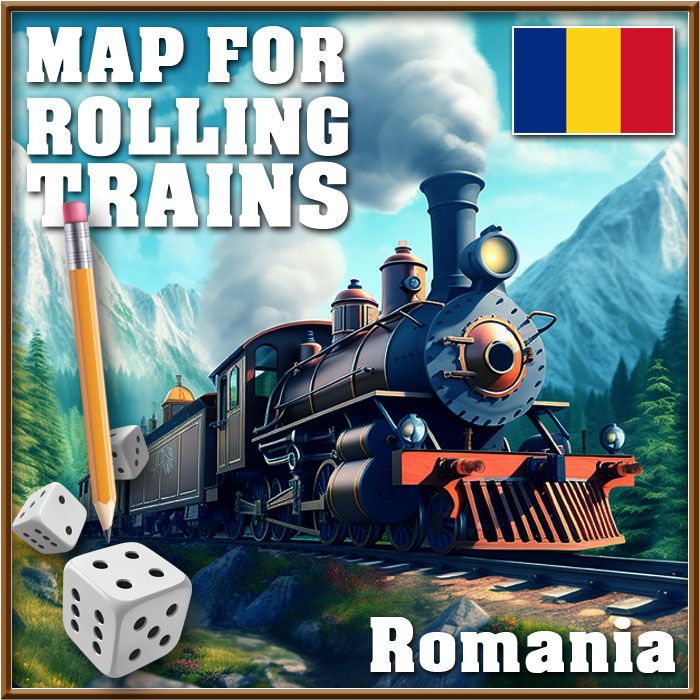rolling trains romania map