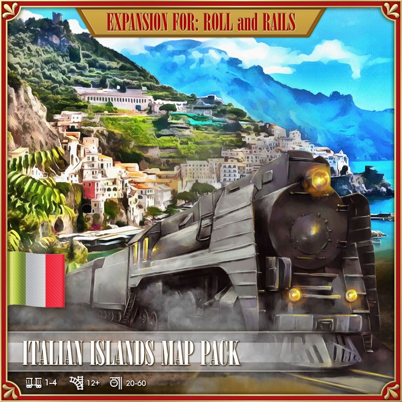 roll and rails italian islands map pack