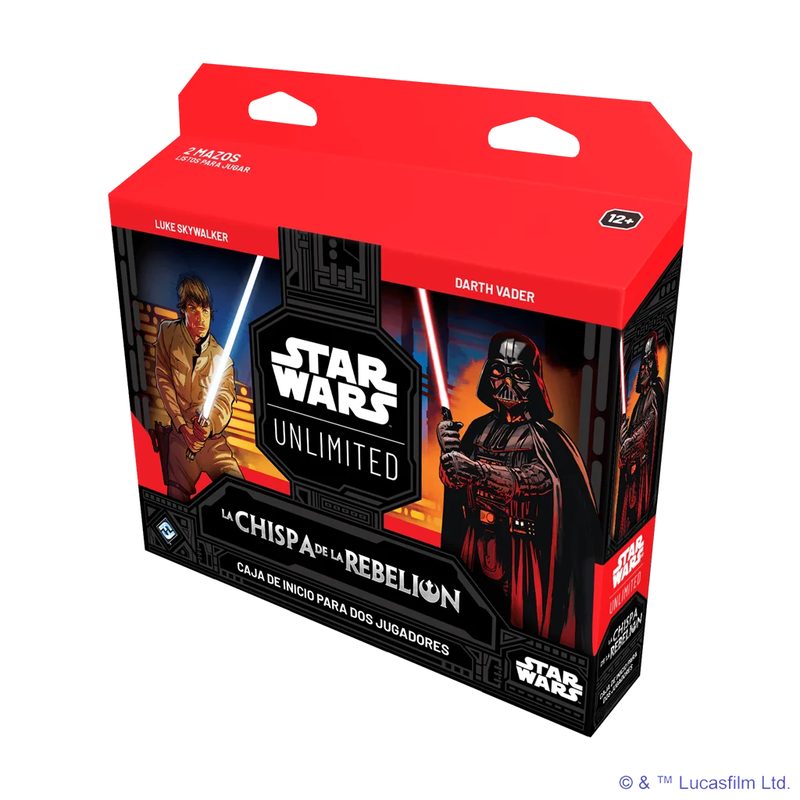 star wars unlimited la chispa de la rebelion caja inicio
