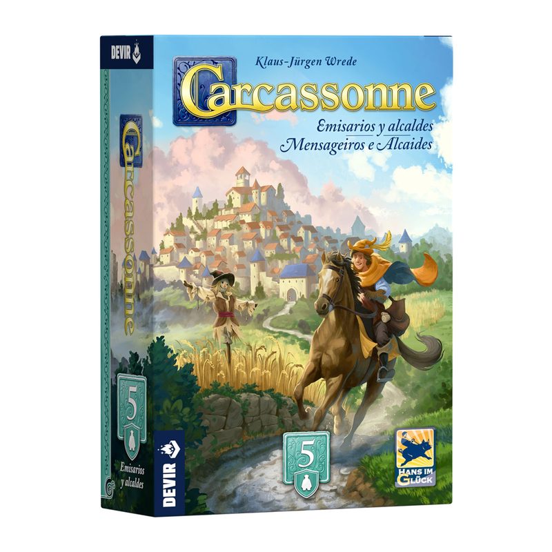 carcassonne expansion 5 emisarios y alcaldes