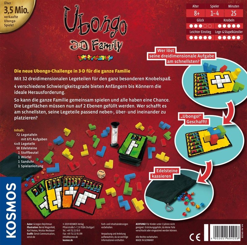 Ubongo!: 3-D Family imagen 2