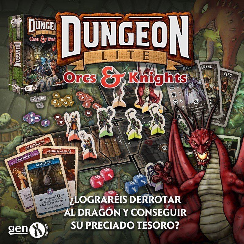 Dungeon Lite: Orcos y Caballeros imagen 2