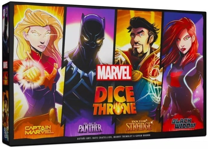 Marvel Dice Throne: Captain Marvel, Black Panther, Doctor Strange, Black Widow